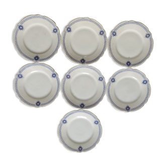 Set of 7 Muller Selb dessert plates