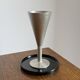 Set of 10 Vintage Minimalist Metal Shot Goblets