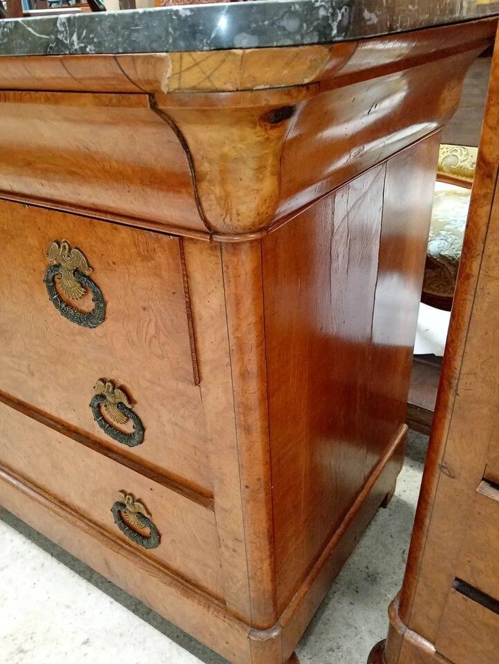 Ensemble de mobilier en pendant époque Charles X