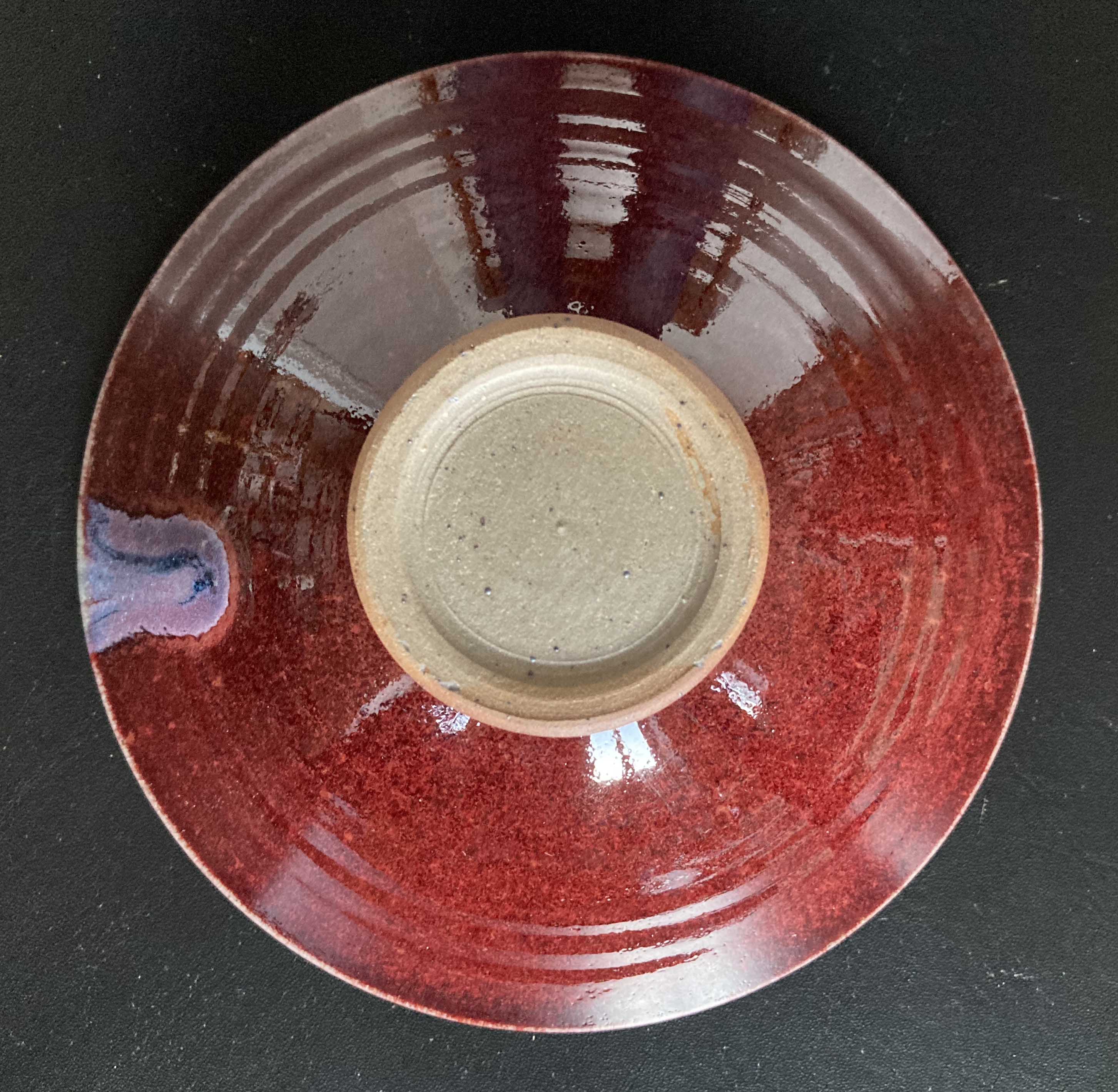 Vintage glazed ceramic cup