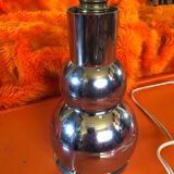 Space age table lamp with chrome balls