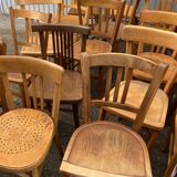 50 mismatched bistro chairs French Restaurant THonet mismatch wood bistro bentwood chairs baumann