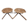 Tabourets en rotin africains vintage, années 190