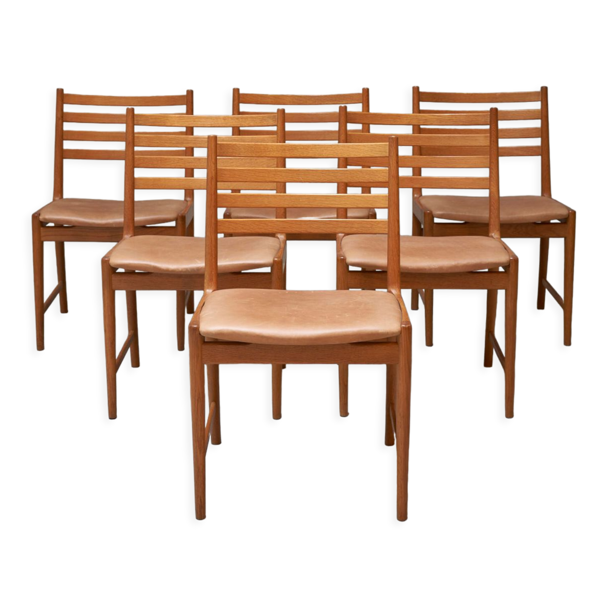 6 chaises danoises par Kai Lyngfeldt Larsen