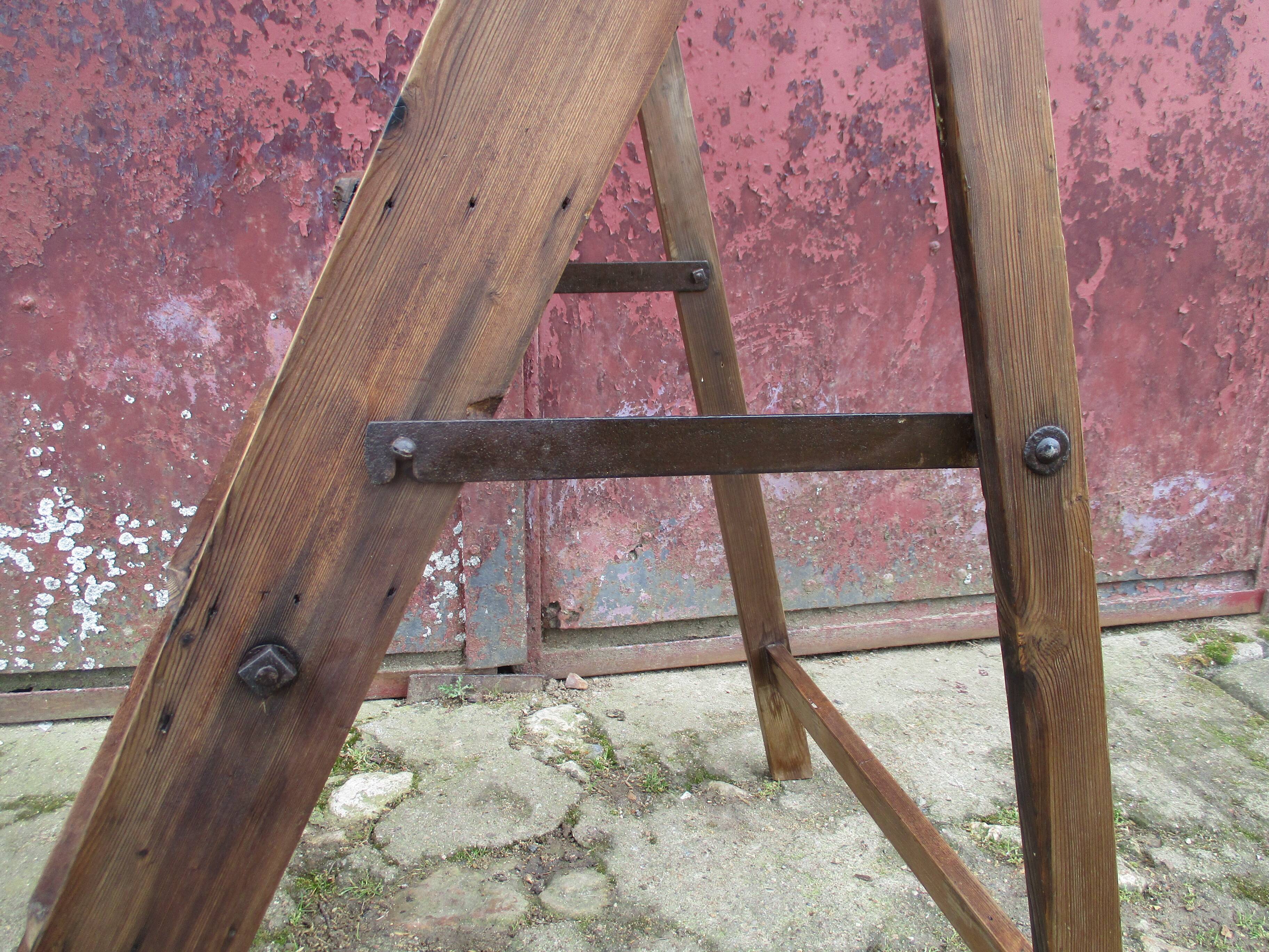 Foldable wooden ladder 5 steps to 1920/30