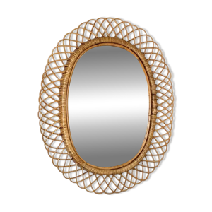 Grand miroir par franco - rotin