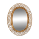 Large mirror by Franco Albini in rattan and bamboo, Italy 1960s.