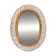 Large mirror by Franco Albini in rattan and bamboo, Italy 1960s.