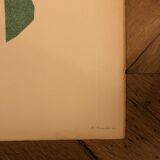 André beaudin, lithographie originale, signé et numéroté au crayon