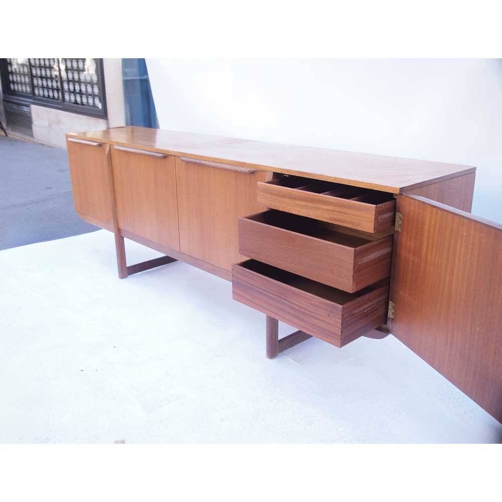Enfilade scandinave vintage longue