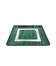 Hollywood regency malachite effect resin & brass tray, Italy 1970s