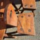 Table and 4 wooden chairs set