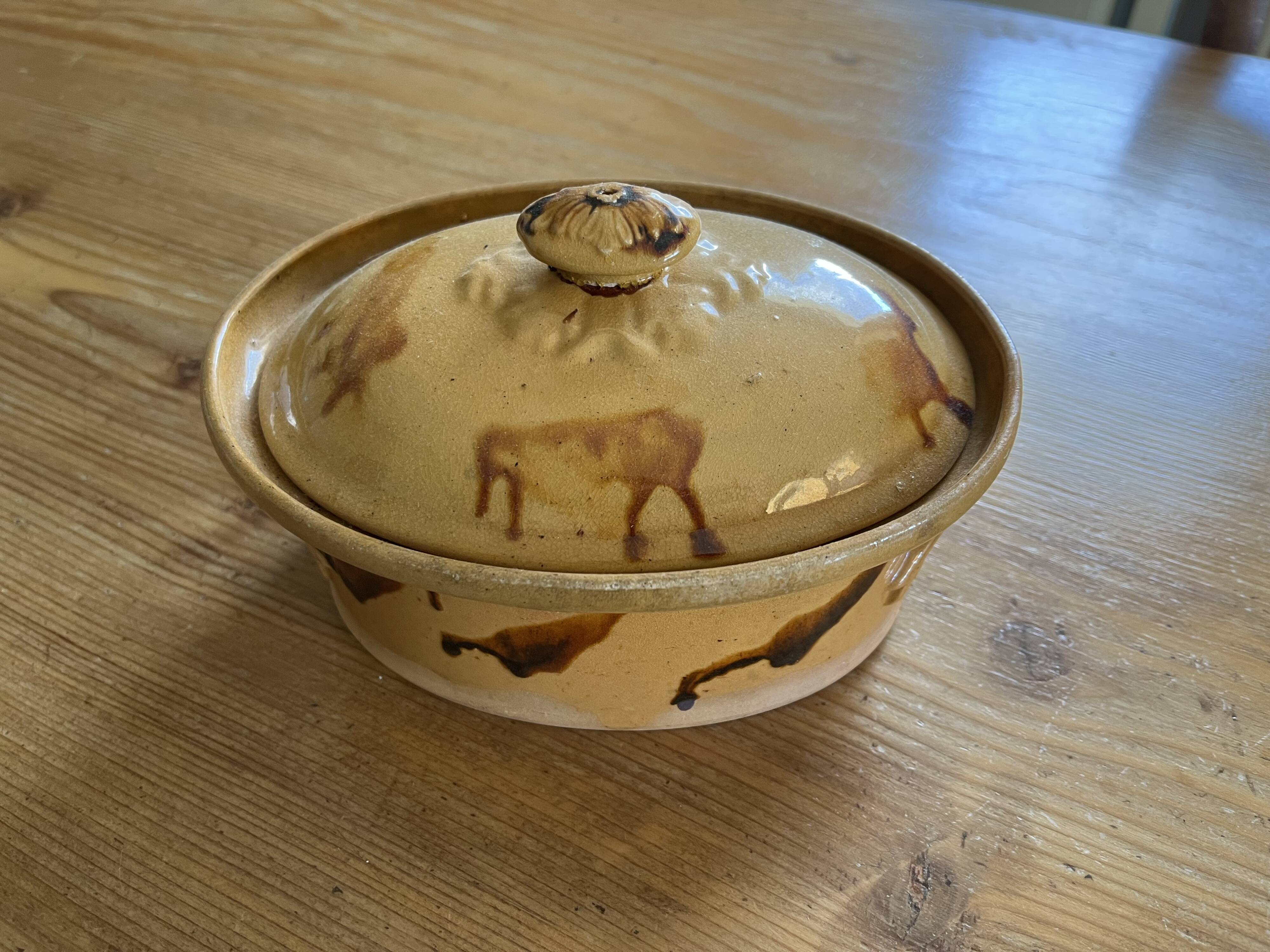 19th-century antique terrine