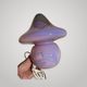 Mushroom table lamp in glass Signed Murano Vetri Italy 70's mushroom l