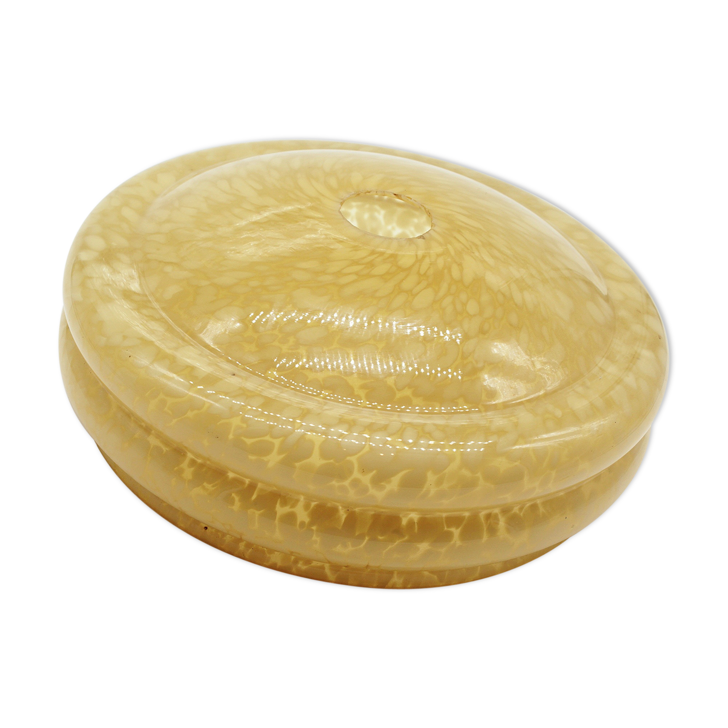 Lampshade in speckled clichy glass