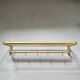 Porte-manteau mural Mid-Century doré