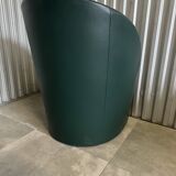 Poltrona frau intervista armchair green leather