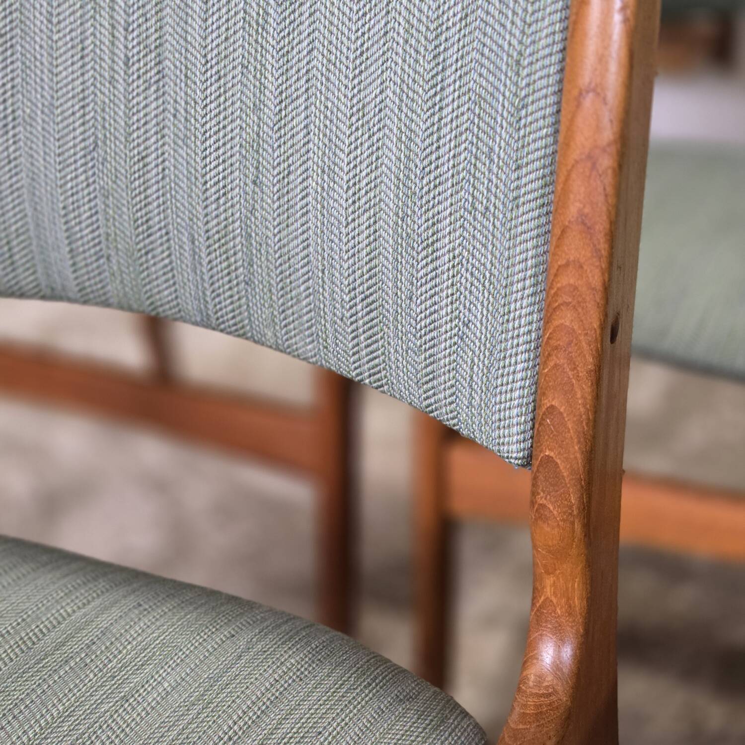 10x Erik Buch modèle 89, chaise danoise vintage Anderstrup des années 1960