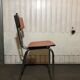Set of 2 formica coral speckled chairs