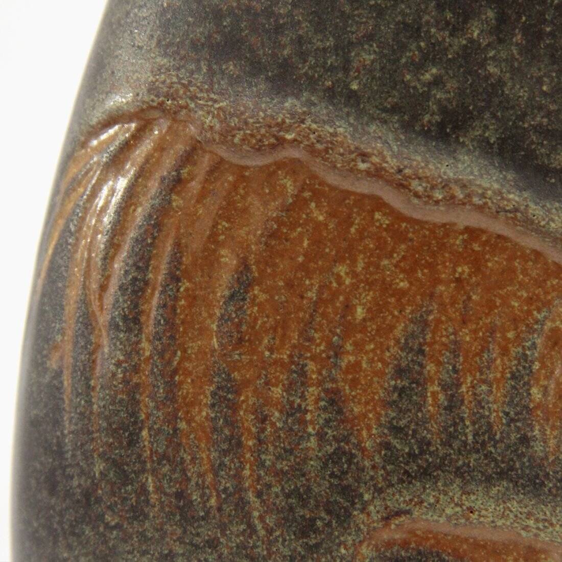 Ceramic vase with Scheurich decorations, 1980s