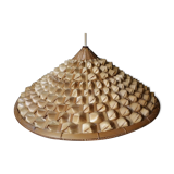 Conical shaped rattan suspension