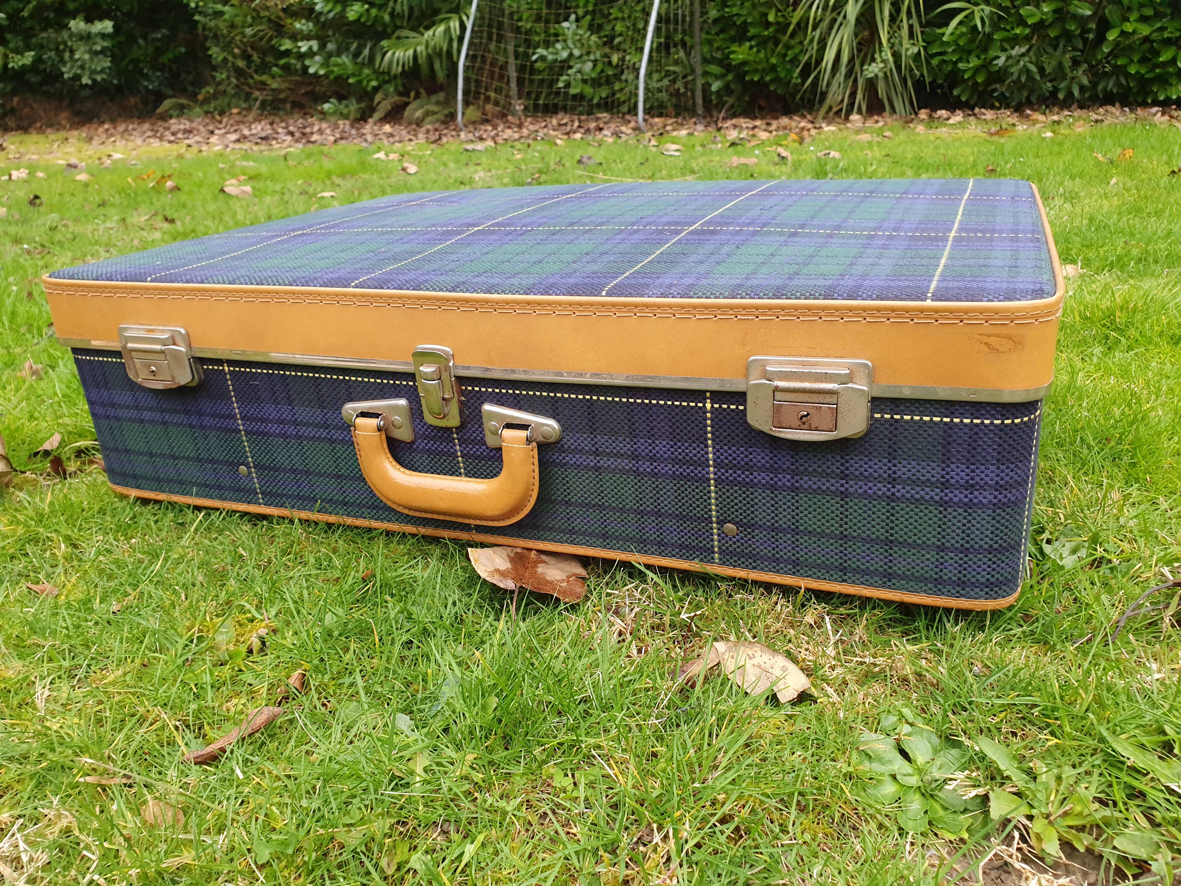 Vintage scottish suitcase