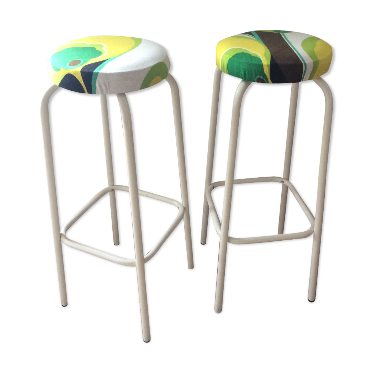 Pair of Unic design stools from the 70s