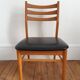 Lot de 2 chaises bois et skai