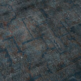 Handmade oriental contemporary 1980s 218 cm x 315 cm grey wool carpet