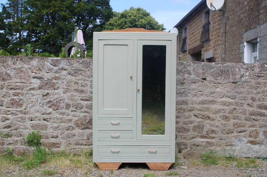 Armoire parisienne art déco vintage