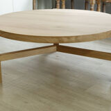 Solid oak coffee table