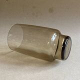 Set of 10 designer smoked glasses 1970