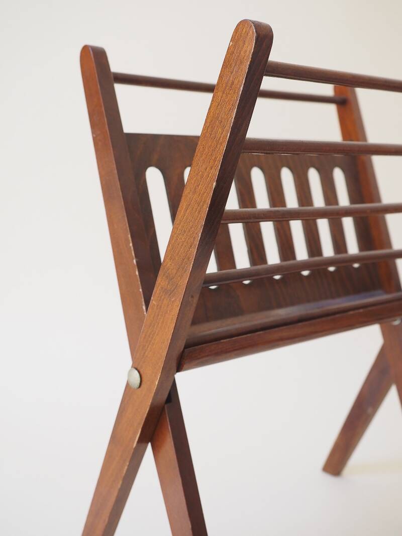 Folding magazine rack Cees Braakman for Pastoe – Dutch Mid-Century design