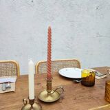 Farmhouse table on trestles