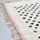 Moroccan rug in natural wool 3 x 2 m