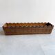 Large! Vintage rectangular plastic planter by EMSA