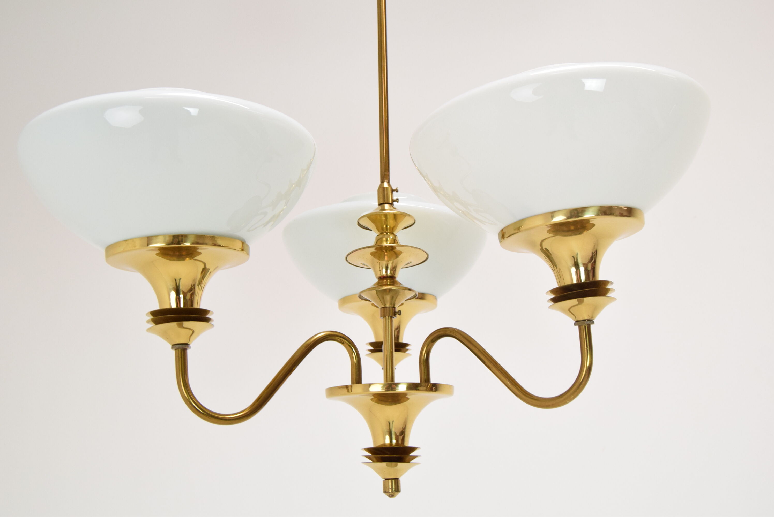Mid-century chandelier, Czechoslovakia, 1970s