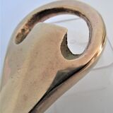 Modernist solid brass bottle opener by Carl Auböck