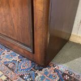 19th century English mahogany two-part bookcase