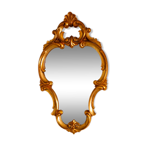 miroir en bois doré - baroque