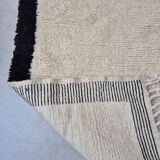 Handmade wool berber carpet in azilal 208/190