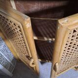 Rattan shelf