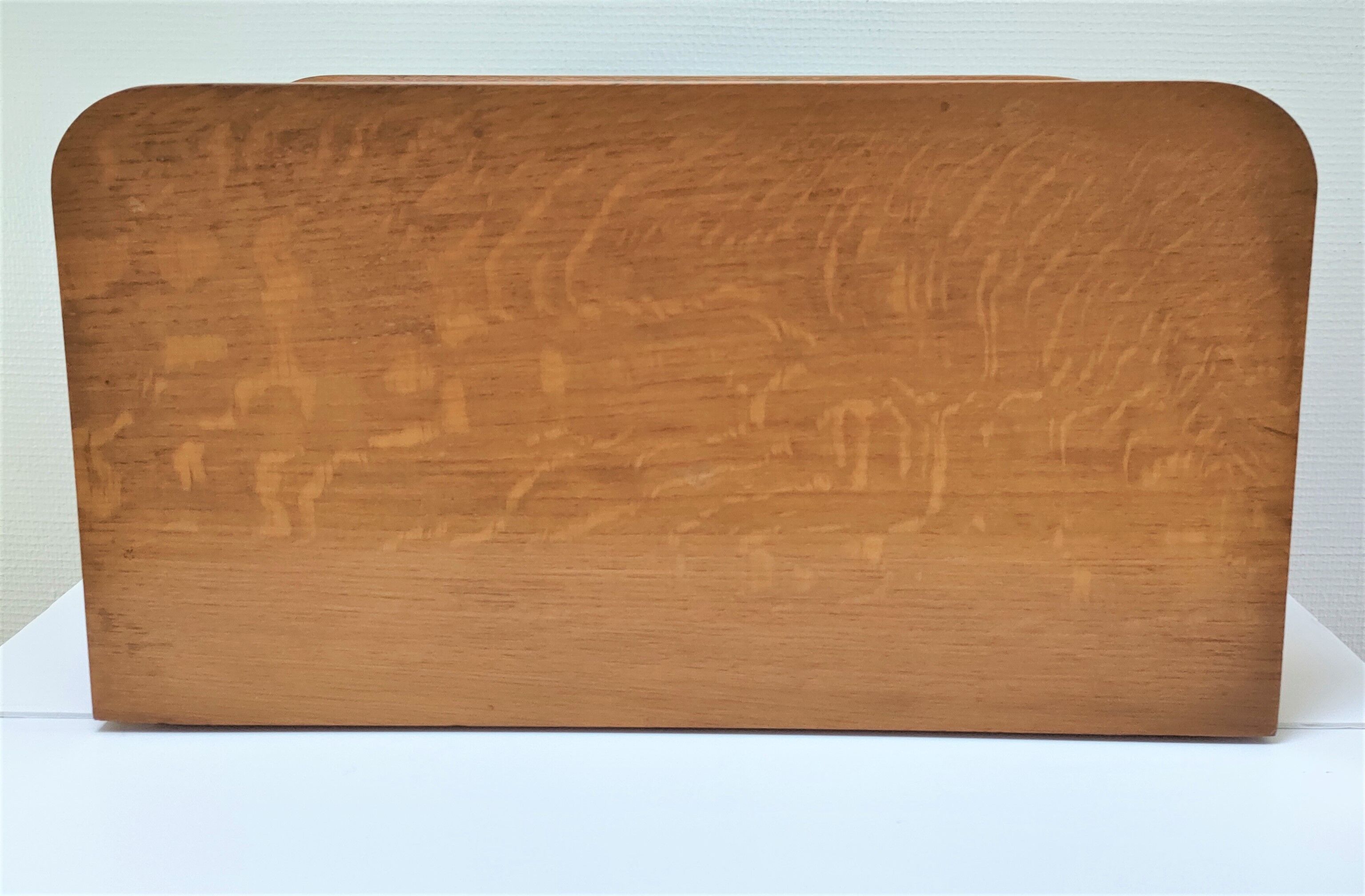 Bedside wood feet tapered 60s