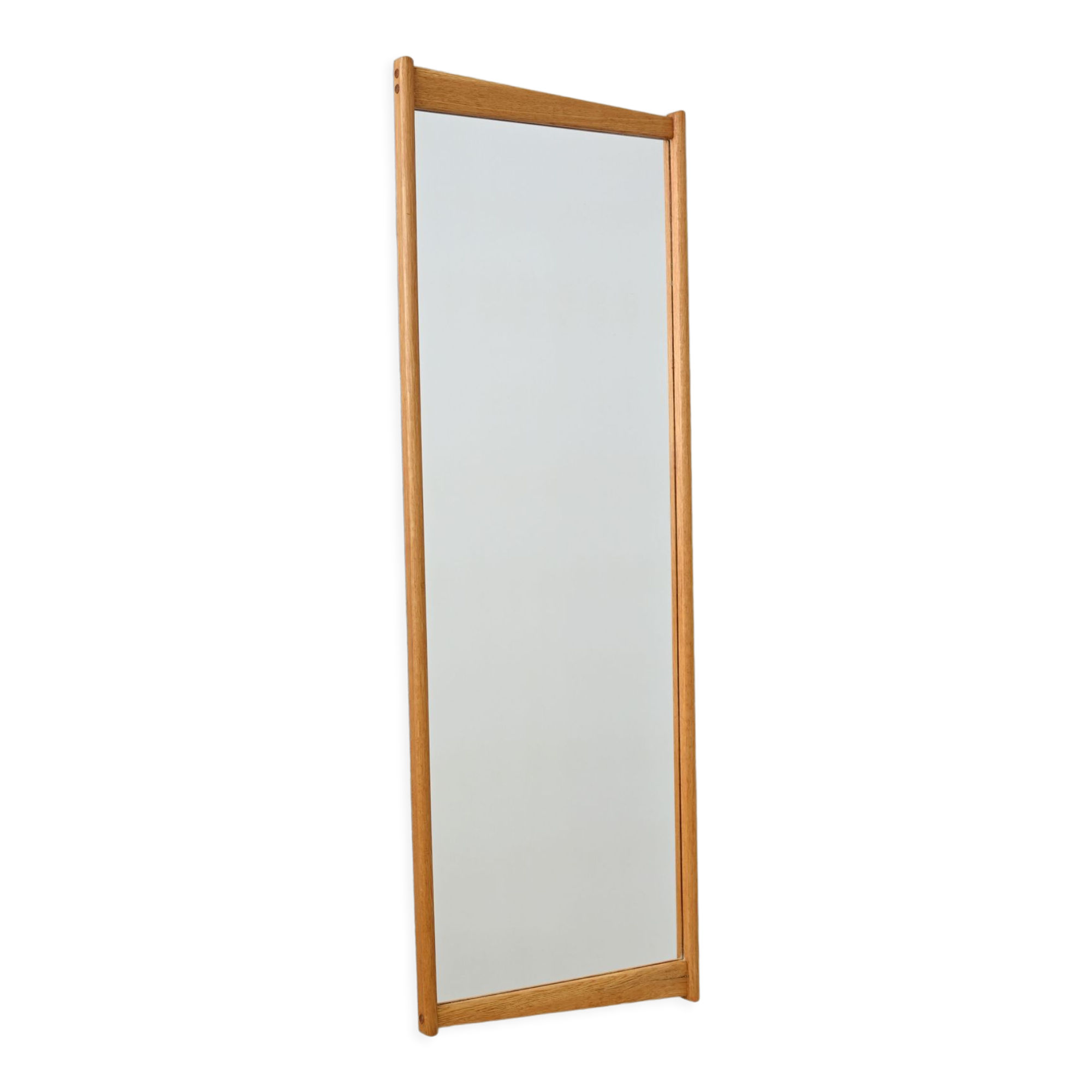 Scandinavian oak mirror