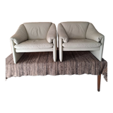 Paire de fauteuils Leolux design