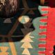 Large Turkish rug with a dominant red colour 231x170.