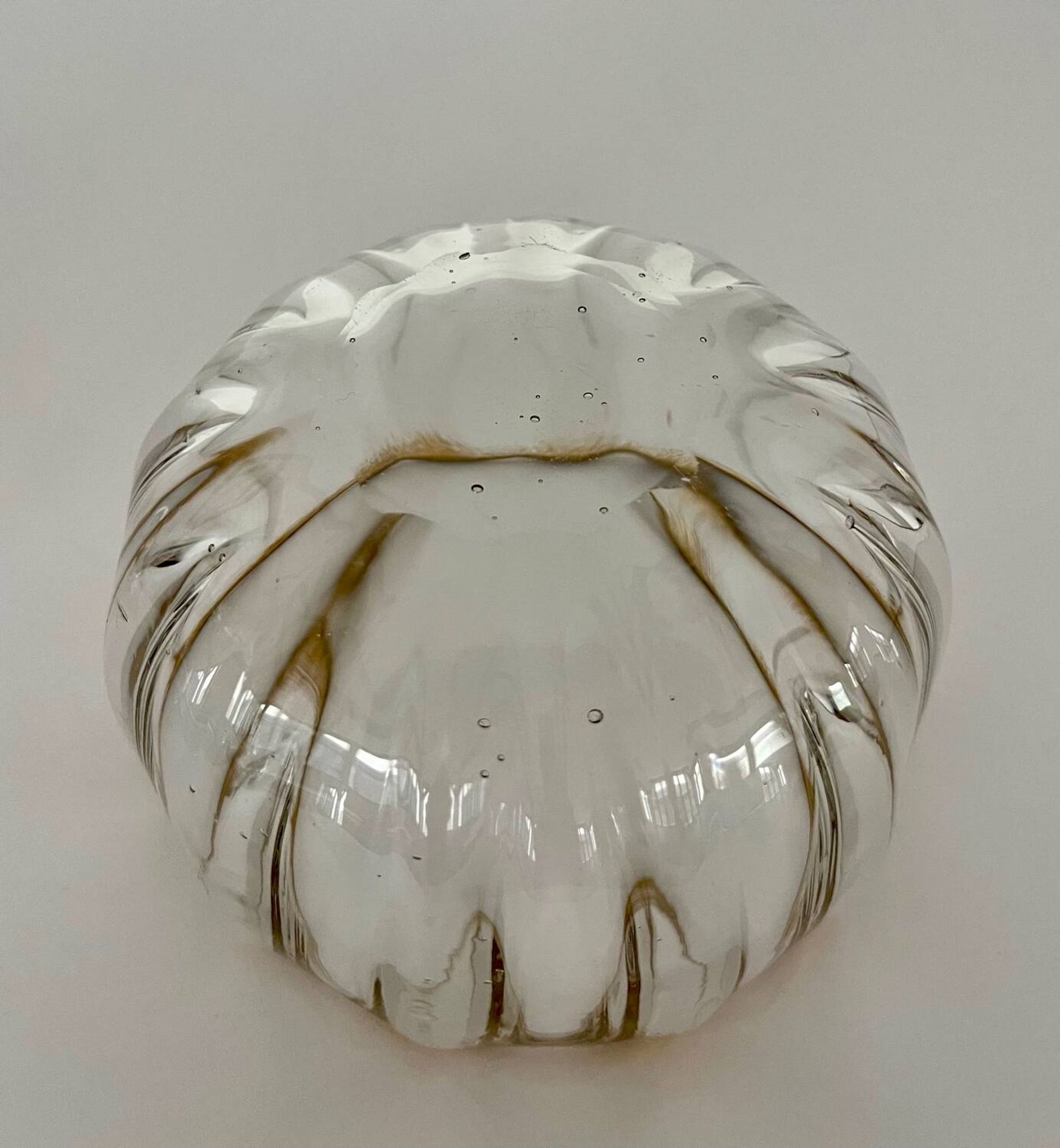 Pair of Baccarat crystal bowls from the Napoléon III period.