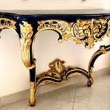 Console et miroir, par un ébéniste d'art
