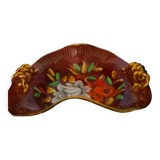 Plat Hubert Bequet decor floral