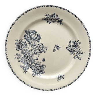 Round ironstone dish “Saxony” Salins